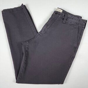 Madewell Men’s Athletic Slim Pants COOLMAX Dark Charcoal W35 L32
